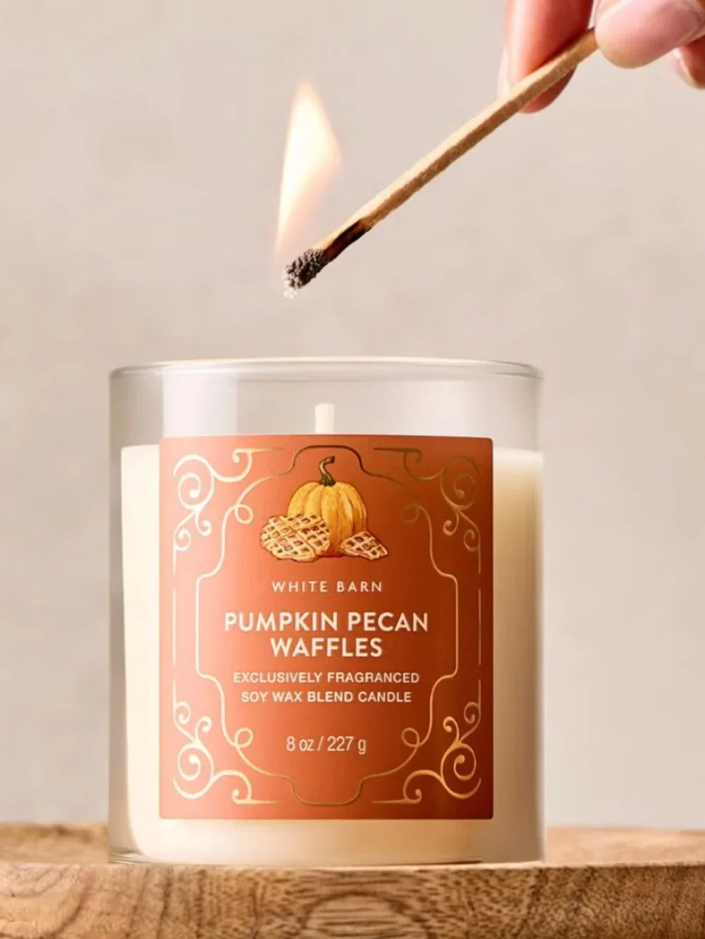 Bath & Body Works - Pumpkin Pecan Waffles Candle